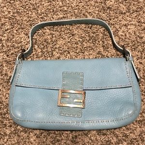 Fendi Leather Baguette